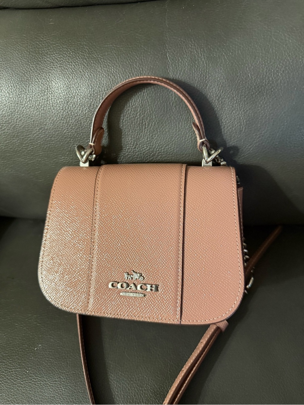 Coach Lysa Top Handle bag in Dusty Rose